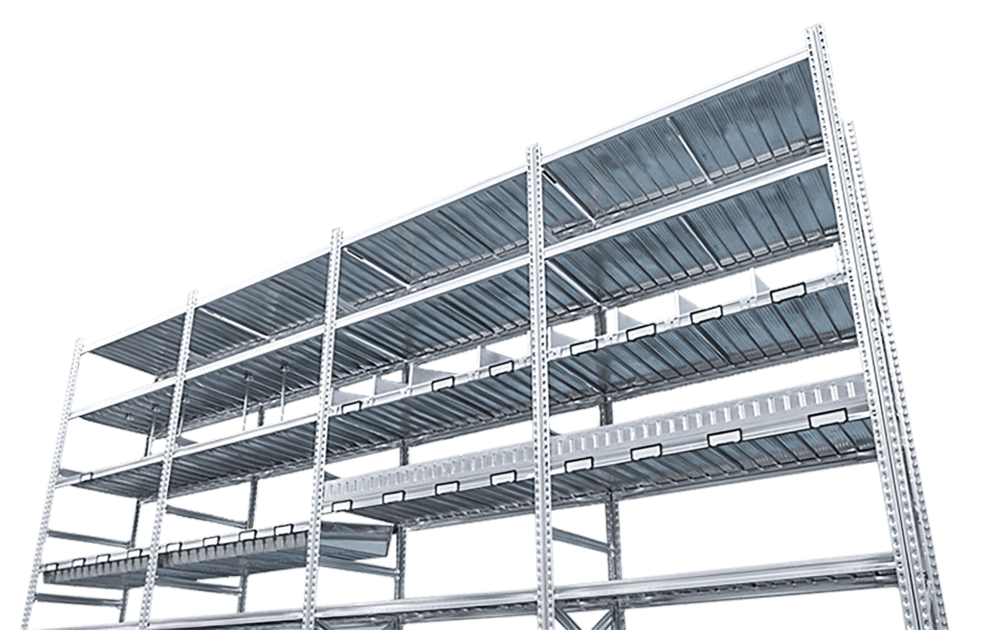 Super 1-2-3 - Scaffalatura leggera per picking manuale e passerelle | Metalsistem Lombardia